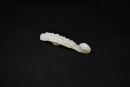 White Jade Belt Hook with Phoenix-Head Terminal and Floral Motif, 18th&ndash;19th Century - 3