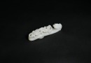 A Fine White Jade Belt Hook with Dragon Head and Chilong DesignQing Dynasty, 18th&ndash;19th Century