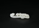 A Fine White Jade Belt Hook with Dragon Head and Chilong DesignQing Dynasty, 18th&ndash;19th Century - 5