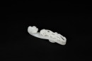 A Fine White Jade Belt Hook with Chilong Design, Qing Dynasty, 18th&ndash;19th Century