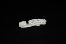 A Fine White Jade Belt Hook with Chilong Design, Qing Dynasty, 18th&ndash;19th Century - 3