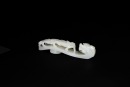A Fine White Jade Belt Hook with Chilong Design, Qing Dynasty, 18th&ndash;19th Century - 7