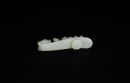 A Finely Carved White Jade Belt Hook with Russet Inclusions and Chilong Design, Qianlong Period (1736&ndash;1795) - 7