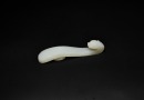 A Finely Carved White Jade Belt Hook with Dragon Head, Qianlong Period (1736&ndash;1795)