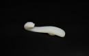 A Finely Carved White Jade Belt Hook with Dragon Head, Qianlong Period (1736&ndash;1795) - 2