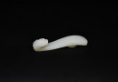 A Finely Carved White Jade Belt Hook with Dragon Head, Qianlong Period (1736&ndash;1795) - 3