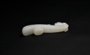 A White Jade Belt Hook with Dragon Head and Mouse Motif, Qing Dynasty, 18th&ndash;19th Century - 5