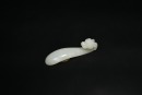 A Fine White Jade Dragon-Head Belt HookQianlong Period(18th Century) - 2