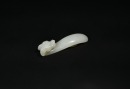 A Fine White Jade Dragon-Head Belt HookQianlong Period(18th Century) - 4