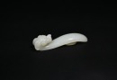 A Fine White Jade Dragon-Head Belt HookQianlong Period(18th Century) - 5