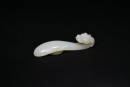 A Fine White Jade Dragon-Head Belt HookQianlong Period(18th Century) - 6