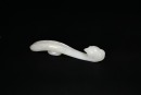 A Fine White Jade Belt Hook with Phoenix Head, Qianlong Period (1736&ndash;1795) - 3