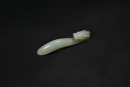 A Celadon Jade &lsquo;Dragon&rsquo; Belt Hook, Late Ming to Early Qing Dynasty, 17th&ndash;18th Century - 2