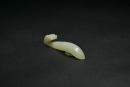 A Celadon Jade &lsquo;Dragon&rsquo; Belt Hook, Qing Dynasty, 18th Century - 2
