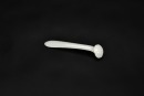 A White Jade Ruyi-Head Hairpin Carved with Shou Character, Qing Dynasty (18th&ndash;19th Century)