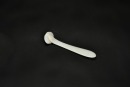 A White Jade Ruyi-Head Hairpin Carved with Shou Character, Qing Dynasty (18th&ndash;19th Century) - 3