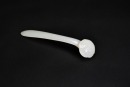 A White Jade Ruyi-Head Hairpin Carved with Shou Character, Qing Dynasty (18th&ndash;19th Century) - 4