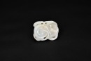 A White Jade Carving of Lotus Root and Leaf, Qing Dynasty (18th&ndash;19th Century) - 3