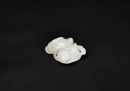 A White Jade Carving of Lotus Root and Leaf, Qing Dynasty (18th&ndash;19th Century) - 4
