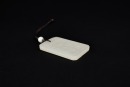 A White Jade Rectangular Pendant Carved with Scholar in Landscape, Qing Dynasty (18th&ndash;19th Century) - 5