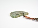 An Icy Jadeite &lsquo; Yi Jie Mei Shou&rsquo; with Chi Dragons Pendant, Late Qing to Republic Period (late 19th&ndash;early 20th century) - 7