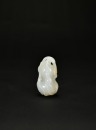 A White Jade Carving of Gourd with Tendrils, Qing Dynasty (18th&ndash;19th Century)