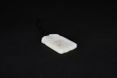 A White Jade Openwork Pendant Carved with Chi Dragons and &lsquo;Double Happiness&rsquo; Motif, Qing Dynasty (18th&ndash;19th Century) - 3