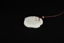 A White Jade Openwork Pendant Carved as Litchi Branches, Qing Dynasty (18th&ndash;19th Century) - 4