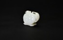 A White Jade Carving of Lotus Flower and PodQing Dynasty (18th&ndash;19th Century)