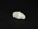 A White Jade Carving of Lotus Flower and PodQing Dynasty (18th&ndash;19th Century) - 4