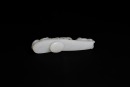 A Fine White Jade Belt Hook with Dragon Head and Chilong DesignQing Dynasty, 18th&ndash;19th Century