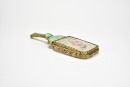 Chinese gilt-metal and carved jadeite hand mirror, Late Qing - 6