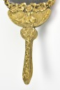 Chinese gilt-metal and carved jadeite hand mirror, Late Qing - 8