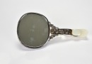 A White Jade Carved and Silver-Mounted Hand Mirror - 4