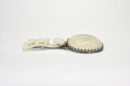 A White Jade Carved and Silver-Mounted Hand Mirror - 6