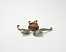 Group of Three Bronze Belt Hooks, Warring States to Han Dynasty (475 BC &ndash; 220 AD) - 2