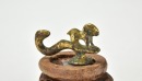 Group of Three Bronze Belt Hooks, Warring States to Han Dynasty (475 BC &ndash; 220 AD) - 11