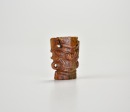 A Brown Jade Ornament Carved with a Divine Mask, Shijiahe Culture, ca. 2500&ndash;2000 BC. - 2