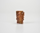 A Brown Jade Ornament Carved with a Divine Mask, Shijiahe Culture, ca. 2500&ndash;2000 BC. - 3