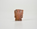 A Brown Jade Ornament Carved with a Divine Mask, Shijiahe Culture, ca. 2500&ndash;2000 BC. - 4