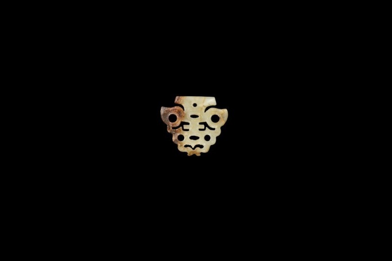 A Finely Openwork Jade &ldquo;Deity Emblem&rdquo;, Liangzhu Culture, ca. 3300&ndash;2300 BC.