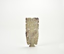 A Rare Celadon Jade Openwork Plaque Carved with a Mask Motif, Shang Dynasty (circa 13th&ndash;11th Century BC) - 2