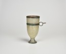 A Bronze-Mounted White Jade Goblet, Han Dynasty (206 BC &ndash; 220 AD)