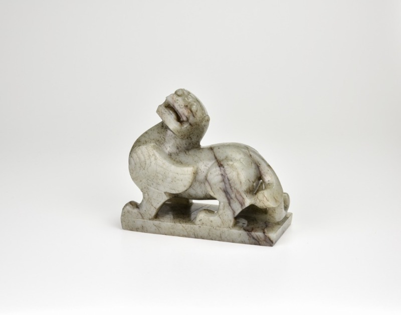 A Jade Figure of a Mythical Beast, Western Han Dynasty (circa 2nd Century BC)