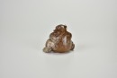 A Brown Jade Figure of a Bear, Han Dynasty (circa 2nd Century BC &ndash; 1st Century AD) - 4