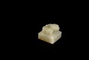 A White Jade Seal with Beast Finial, Han Dynasty (circa 2nd Century BC &ndash; 2nd Century AD) - 5
