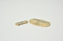 A Carved Celadon And Beige Jade Plaque And A Rectangular Ornament, Shang&ndash;Zhou - 3