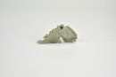 A Rare Archaic Celadon Jade Beast-Head Pendant, Shang Dynasty - 3