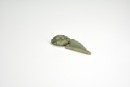 A Rare Archaic Celadon Jade Beast-Head Pendant, Shang Dynasty - 6