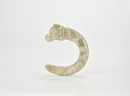 A Rare Archaic Celadon Jade Hook-Shaped Ornament with Animal Head, Shang Dynasty (circa 13th&ndash;11th Century BC) - 2